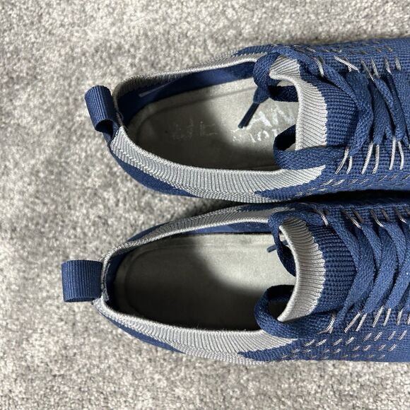 Naot Tama Knit Women’s Sz EU 39 US 8 Blue Gray Lace Up Vegan Comfort Shoes Used - Picture 10 of 12